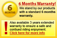 6 months Warranty - All our products carry a 6 months warranty